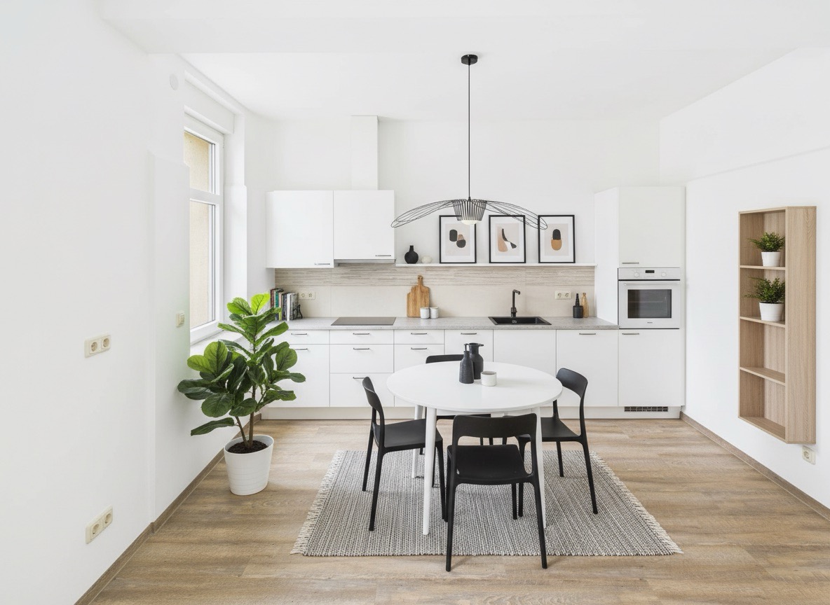 Kochwerkstatt KI-möbliert