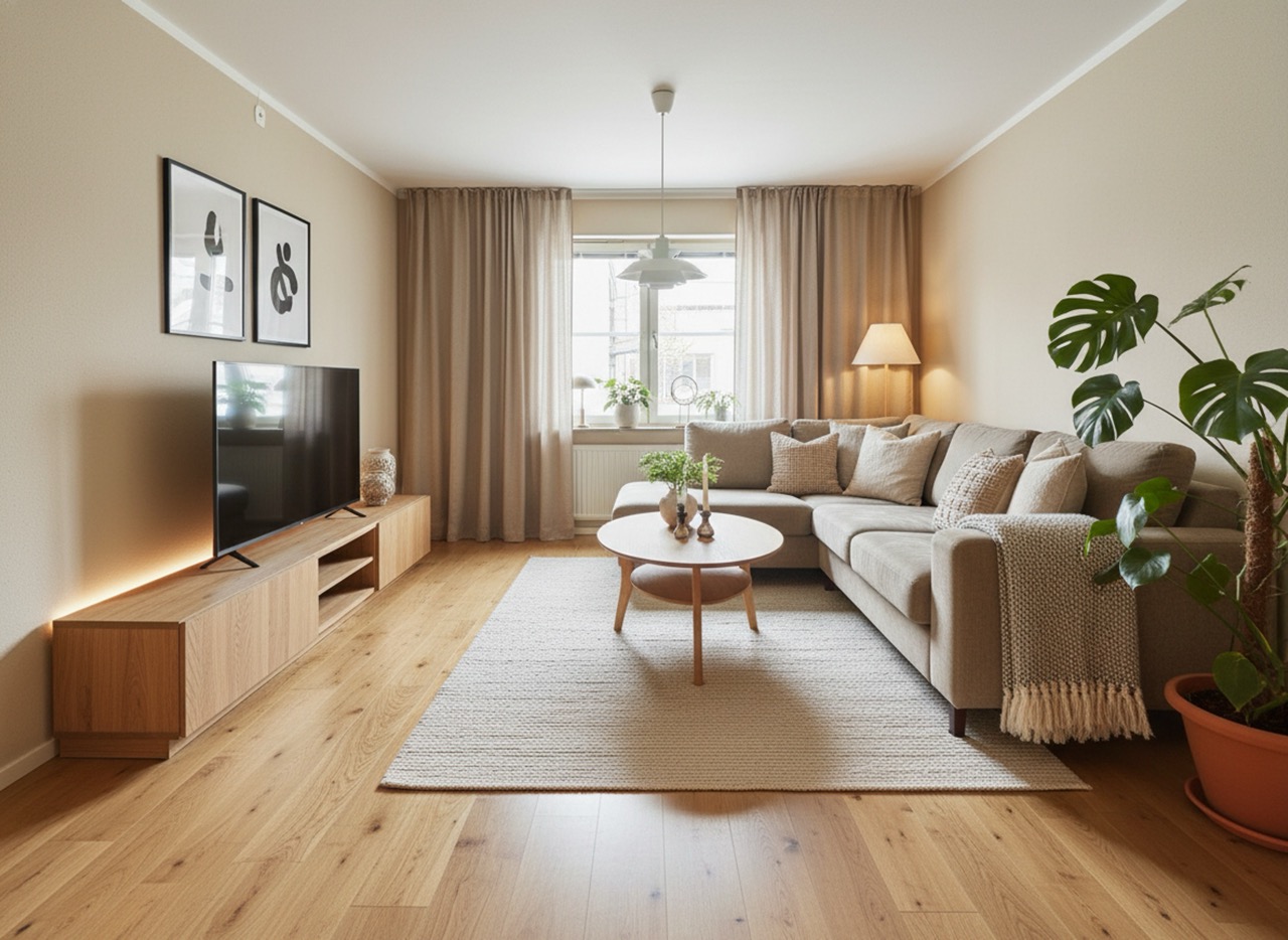 Wohnsalon KI möbliert