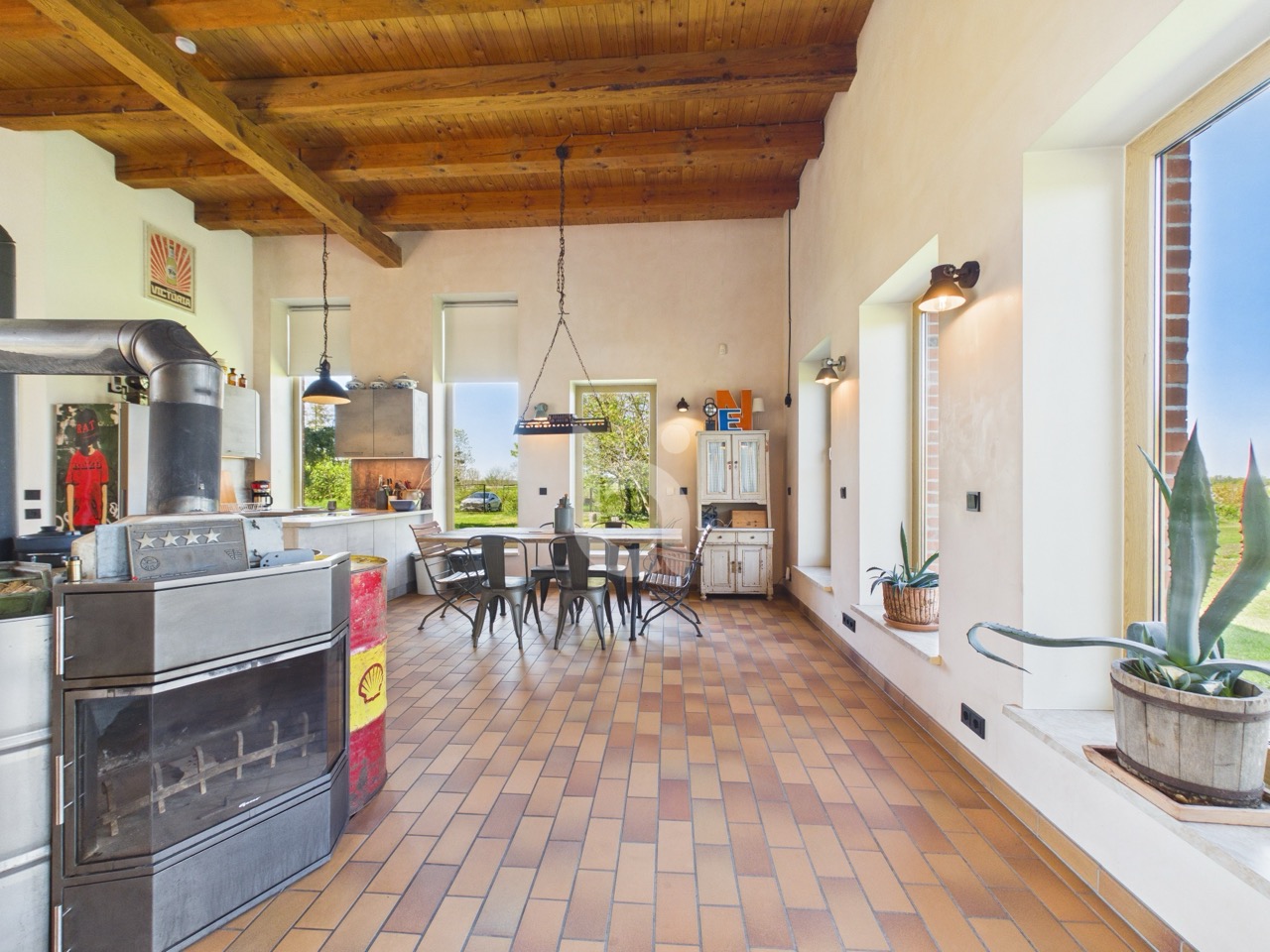 offene Galerielounge:Essbereich