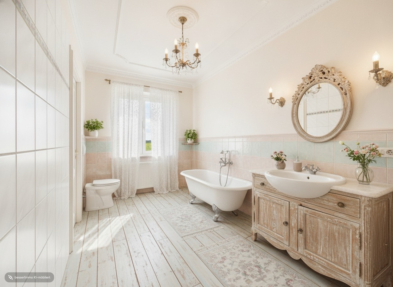 Badeatelier - KI-möbliert