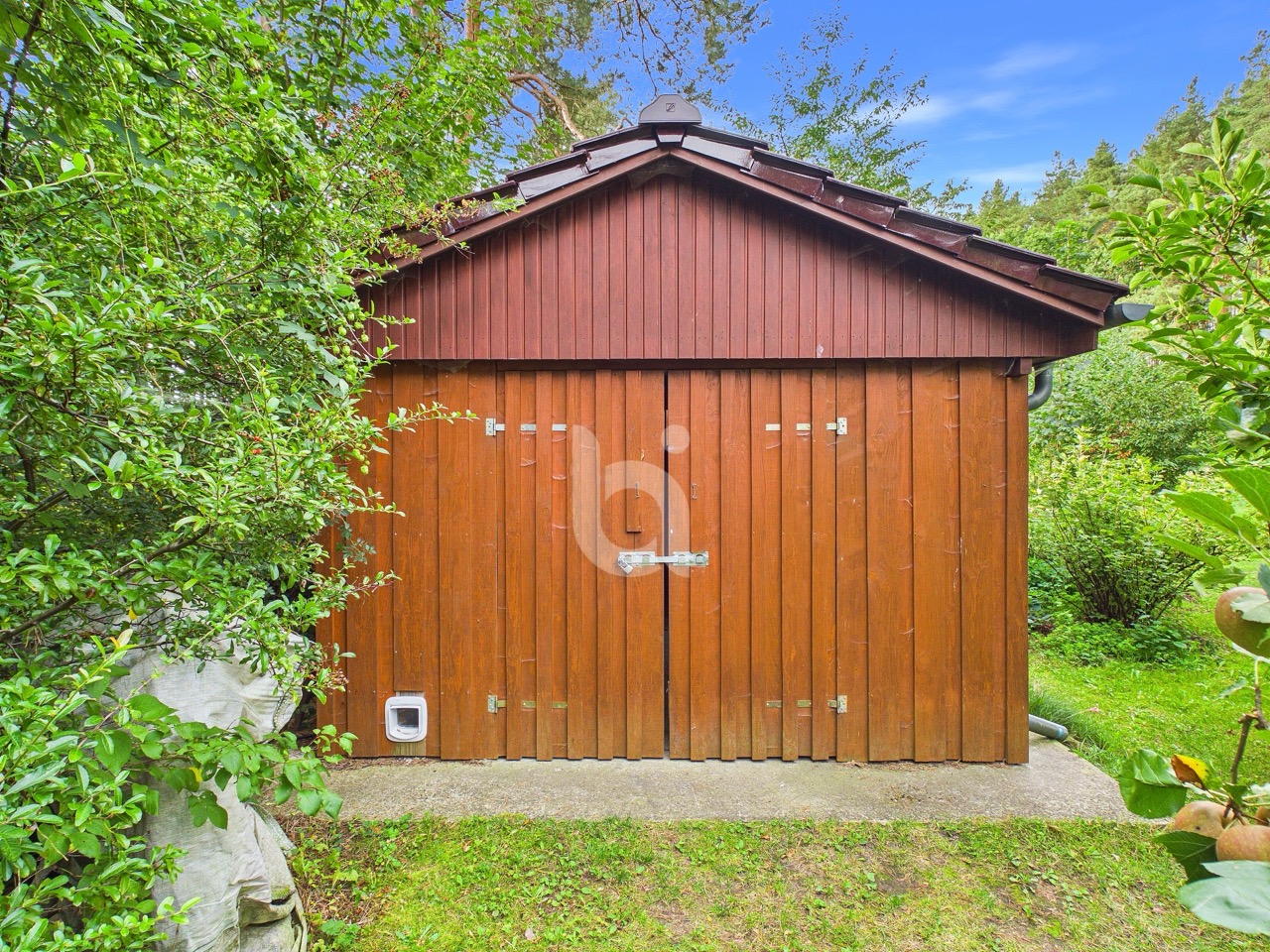 Gartenglück - Holzhütte:Gararge